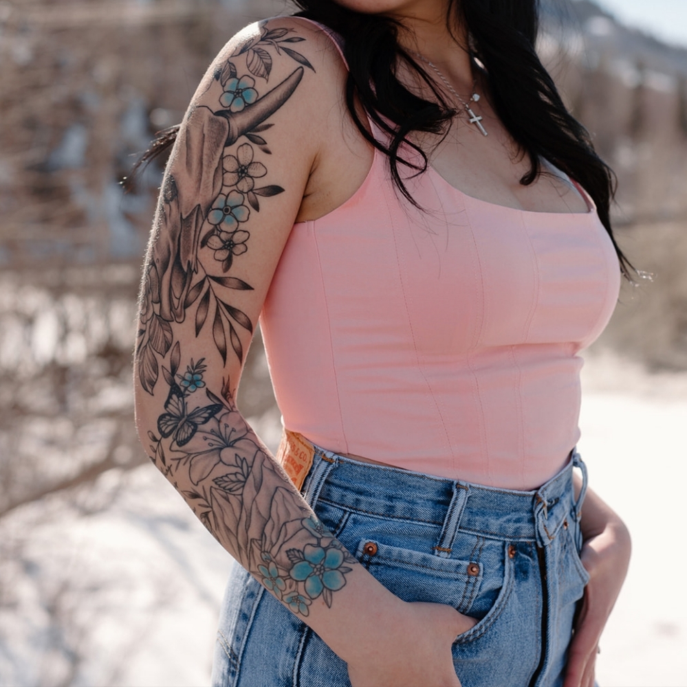 Pink Corset Top